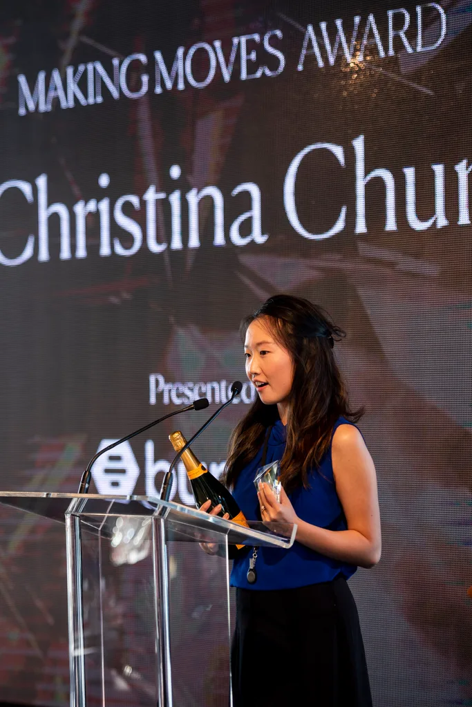 Christina Chun wins bumble's Making Moves award