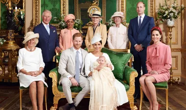 A Body Language Expert Weighs In On The Energy In Archie Harrison’s Tense Christening Portrait