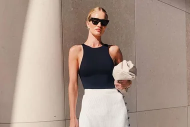 Rosie Huntington-Whiteley Owns This Zara Top In Two Different Colours