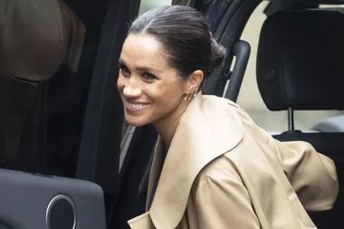 Meghan Markle Was Smiling Non-Stop At The Photo Shoot For Her Capsule Collection