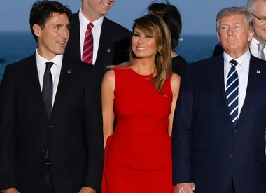 The Best Twitter Reactions To That Photo Of Melania Trump And Justin Trudeau