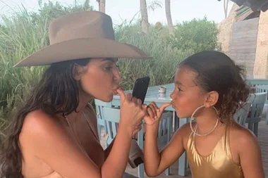 Kim Kardashian And North West Look Like Twins Now