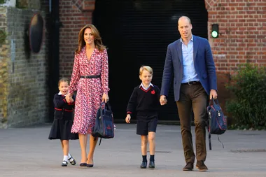 Princess Charlotte Just Arrived At Her First Day Of School