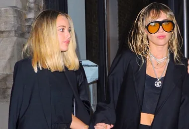 Miley Cyrus And Kaitlynn Carter Coordinated Their Outfits For New York Fashion Week