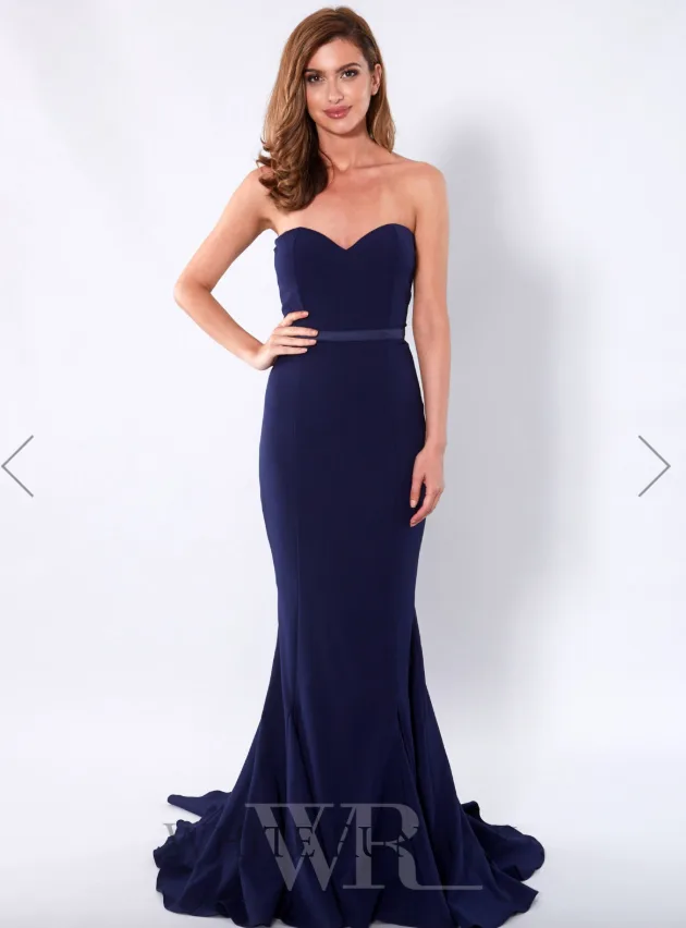 Navy Arianna Dress By Elle Zeitoune