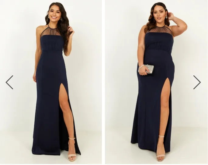 Still Love You In Navy Dress