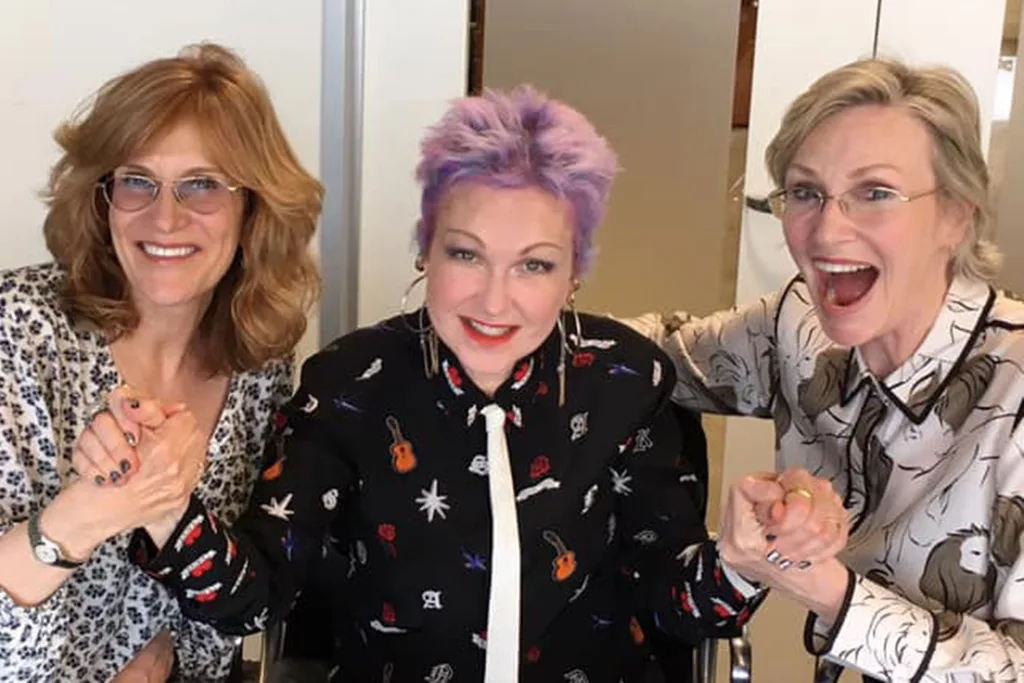 Carol Leifer, Cyndi Lauper and Jane Lynch