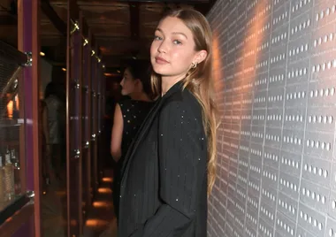 Gigi Hadid Wore A Sheer Bra As A Top To Fashion Week