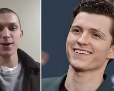 Tom Holland shaves off his hair