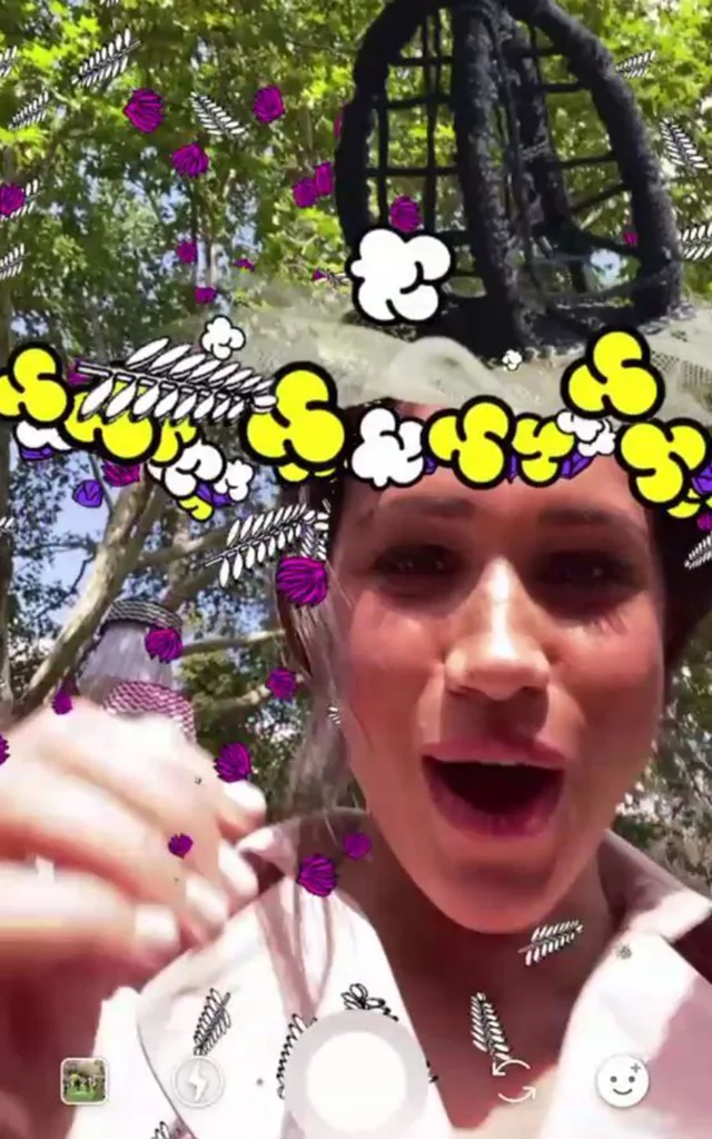 Meghan Markle Instagram Selfie Flower Crown