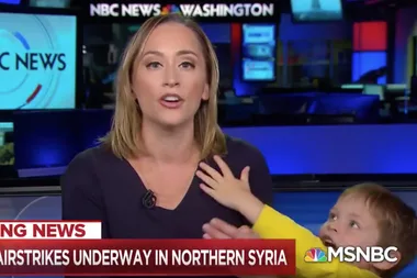 NBC News’ Courtney Kube Was Interrupted By Her Son On Live TV