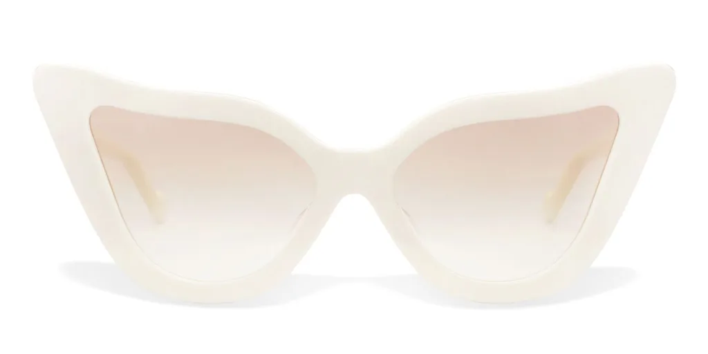 white glasses