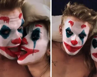 Miley Cyrus and Cody Simpson go joker as they get intimate in bed