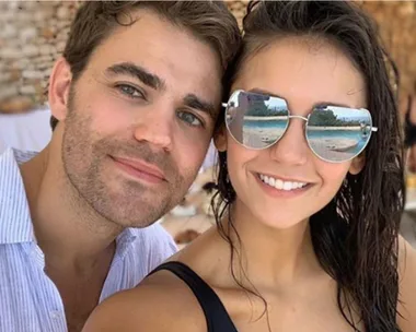 Nina Dobrev and Paul Wesley embrace in new video