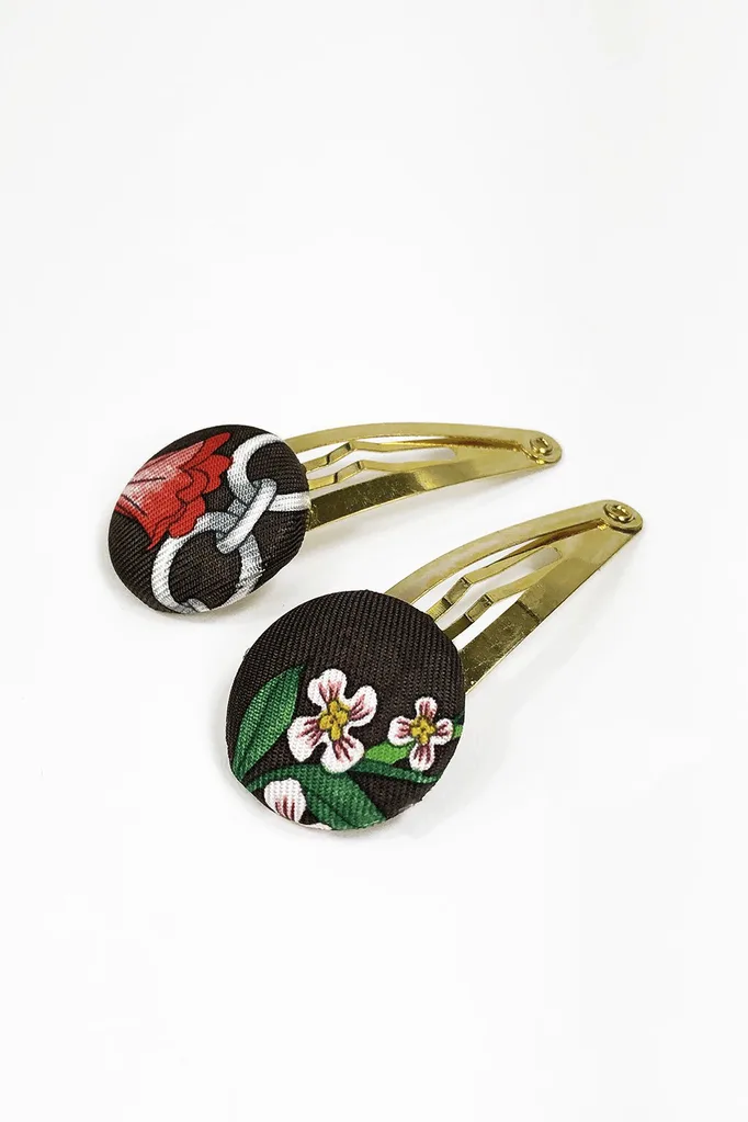 gucci scarf hairslides