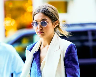 Gigi Hadid Wore Two Tie-Dye Suits In One Day