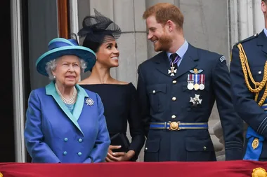 Queen Removes Harry And Meghan Photograph From Her Audience Room