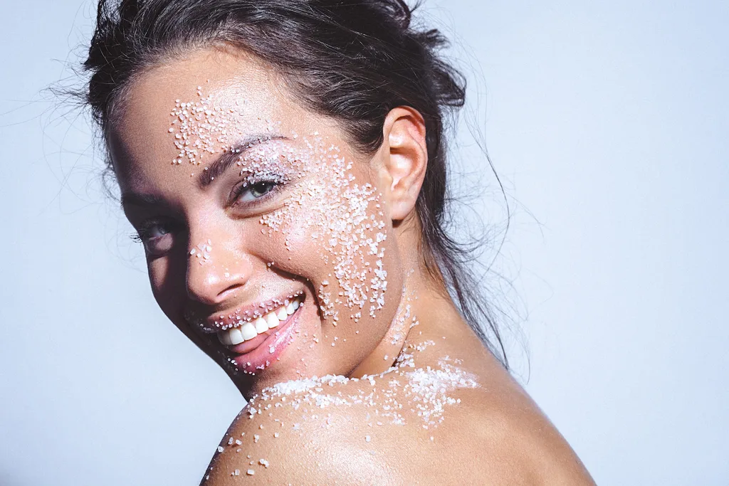 Use natural products as face scrubs
