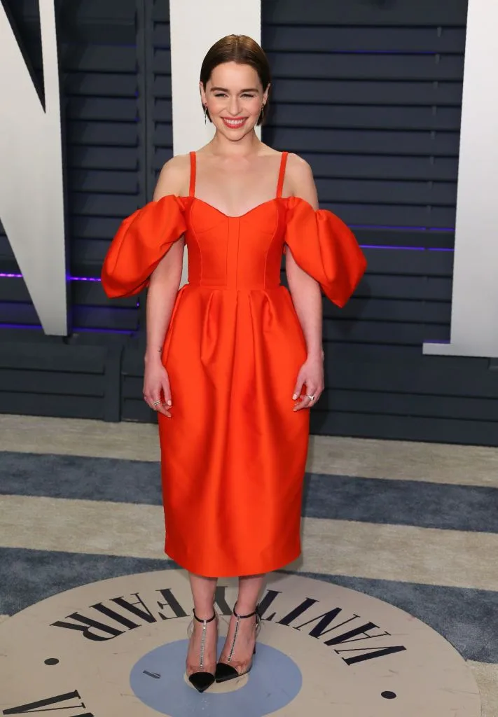 emilia clarke vanity fair oscars 2019 party