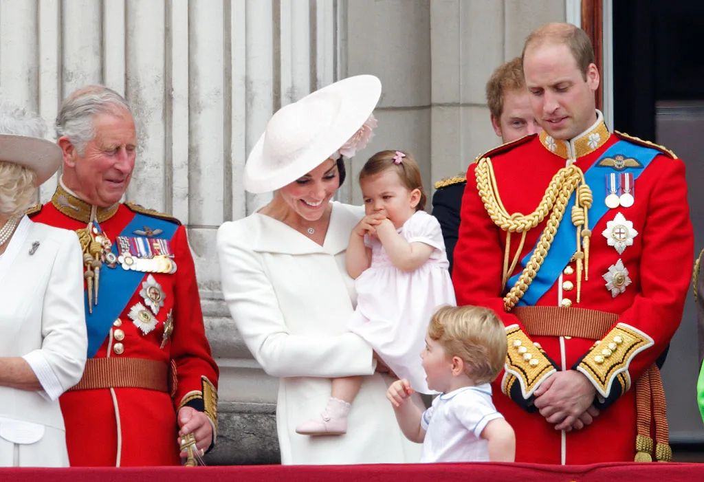 duke duchess cambridge trooping the colour parade