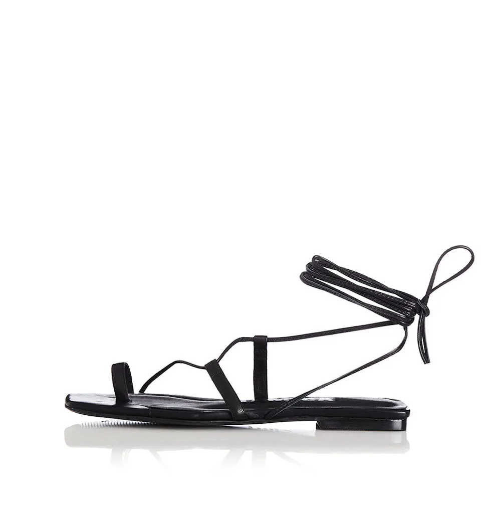 alias mae black sandals