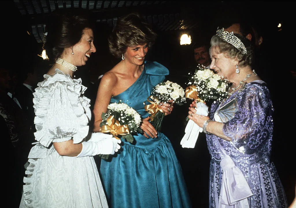 princess diana queen mother princess margaret