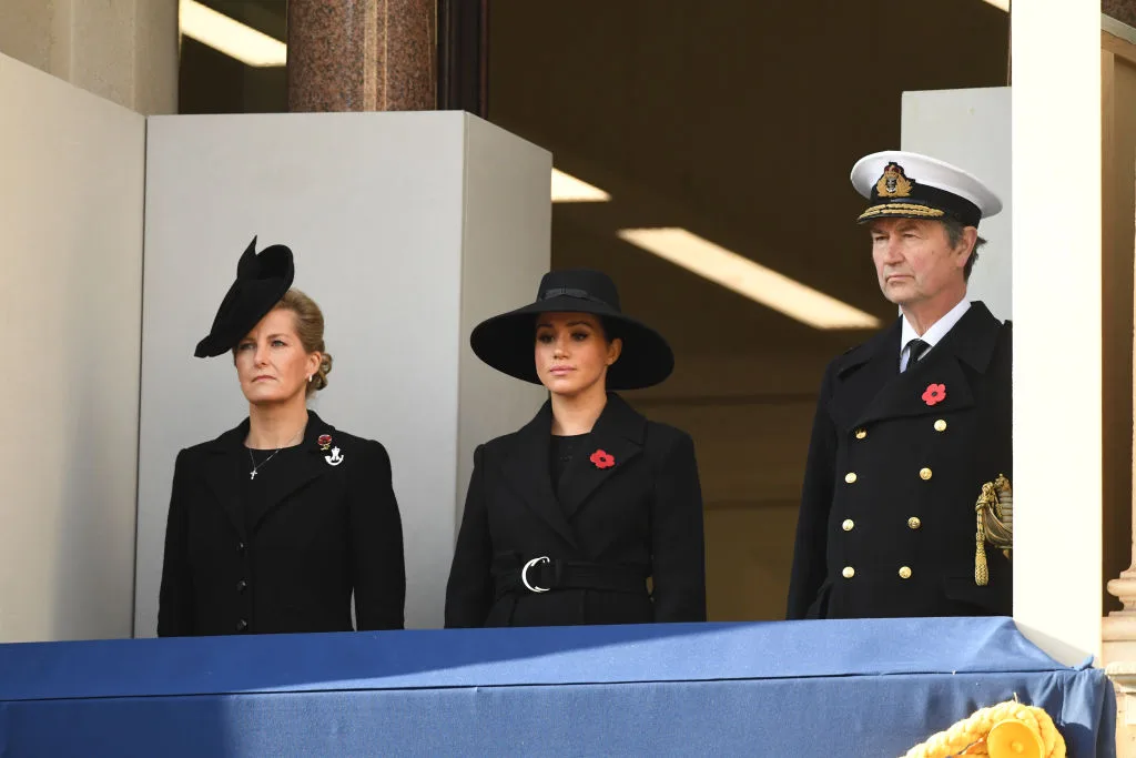 duchess sussex countess wessex remembrance day service