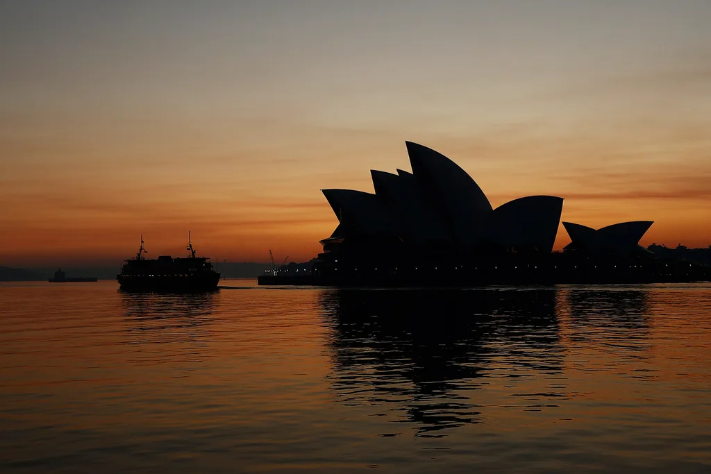 bushfire climate change sydney opera house