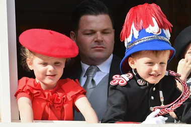 Monaco’s Royal Twins Stole The Spotlight On National Day In These Adorable Outfits