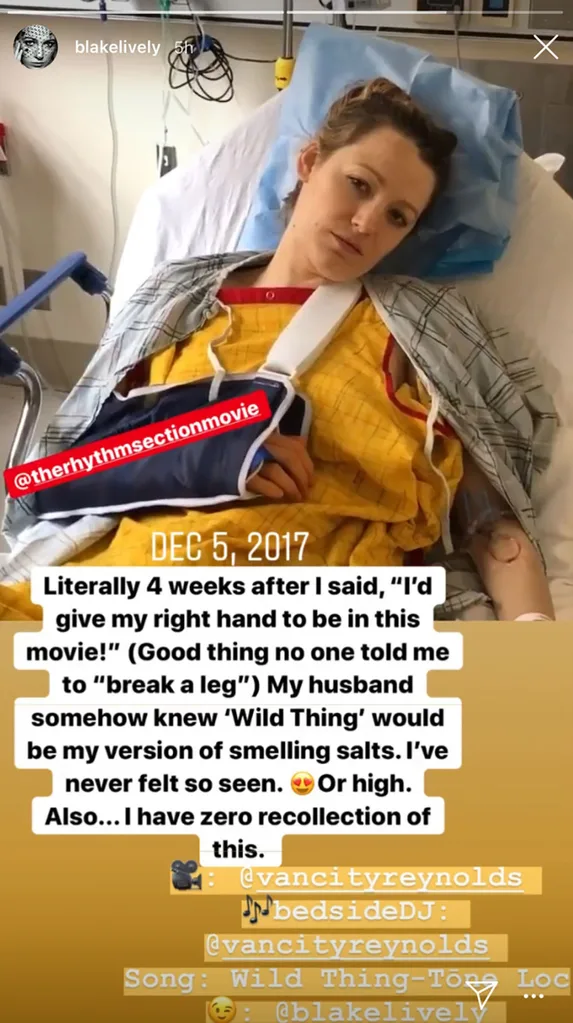 Blake Lively 'High' Hospital Video