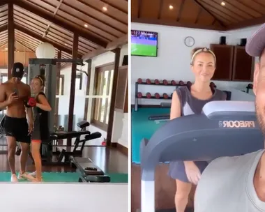 Angie Kent and Carlin Sterritt get physical on Vietnam holiday