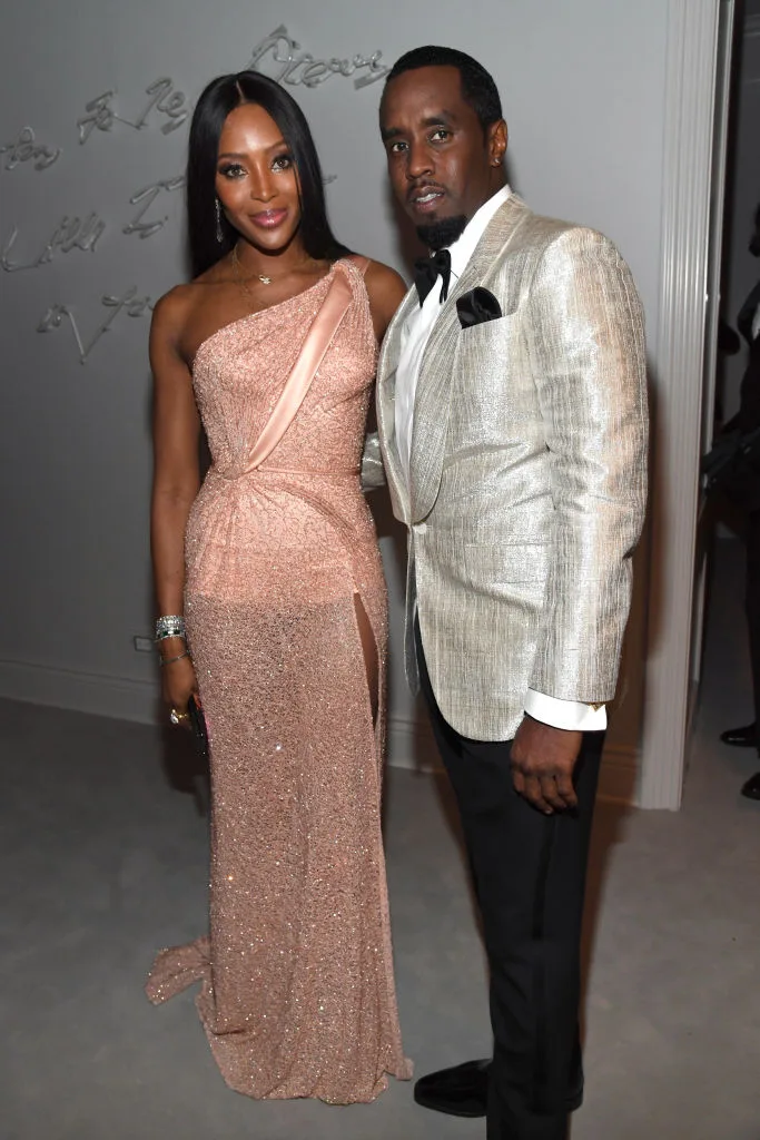 naomi campbell p diddy birthday party