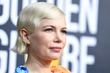 Pregnant Michelle Williams Is Glowing On The Golden Globes Red Carpet