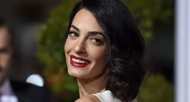 Amal Clooney Stepped Out In A Gorgeous Lingerie-Inspired Gown