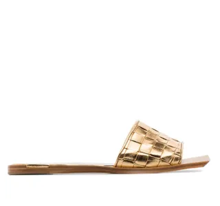 Bottega Veneta Intrecciato Flat Sandals