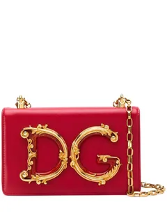 Dolce & Gabbana Foldover Logo Shoulder Bag