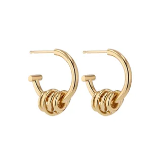 Sarah & Sebastian Bound Wrap Hoops