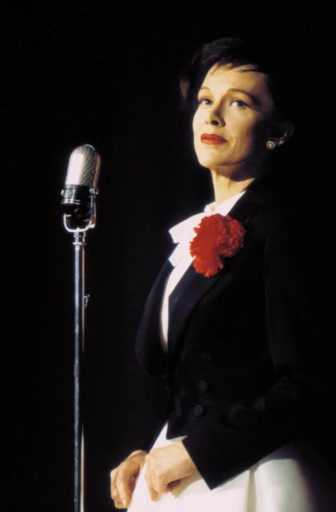 Judy Davis playing Judy Garland