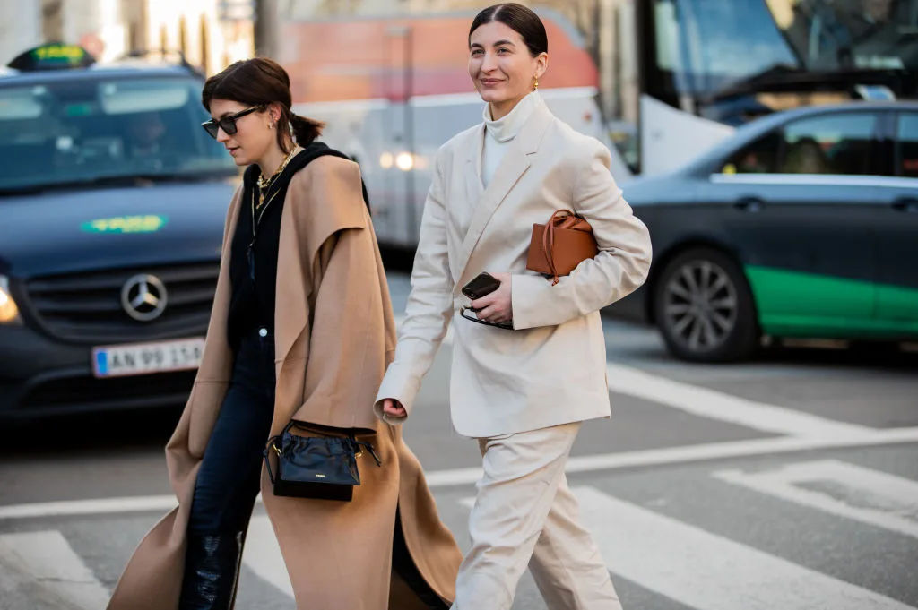 Carola Pojer and Katarina Petrovic outside REMAIN Birger Christensen