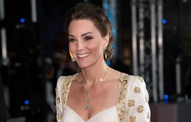 Kate Middleton Honours 2020 BAFTA Dress Code In Alexander McQueen Gown