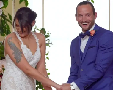 MAFS’ Connie and Jonethen exchange wedding vows