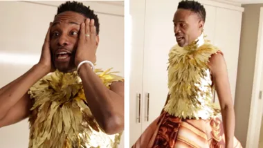 Billy Porter talks up his Oscars 2020 dress ahead of red carpet