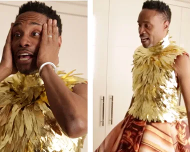 Billy Porter talks up his Oscars 2020 dress ahead of red carpet