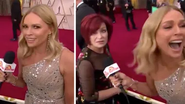 Sonia Kruger HILARIOUS exchange with Sharon Osbourne at Oscars