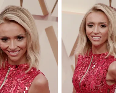 Giuliana Rancic looks fiery in red as she arrives at Oscars 2020