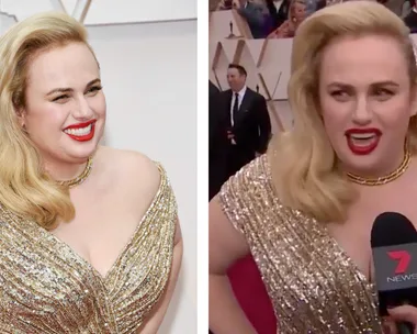 Rebel Wilson looks glamorous as she hits the Oscars Red Carpet