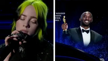 Billie Eilish performs in memory of artists lost this year at Oscars