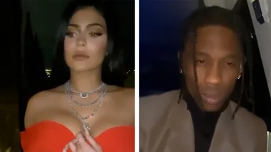 Kylie Jenner joins sisters & Travis Scott in wild car ride to afterparty