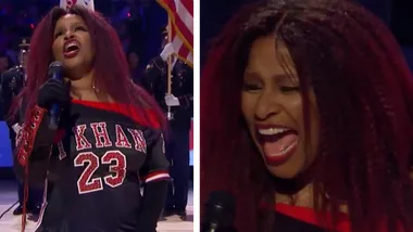 Chaka Khan sings National Anthem at 2020 NBA All-Star Game