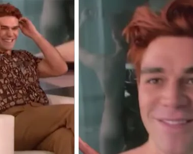 Naked KJ Apa flashes his bare butt for Ellen DeGeneres